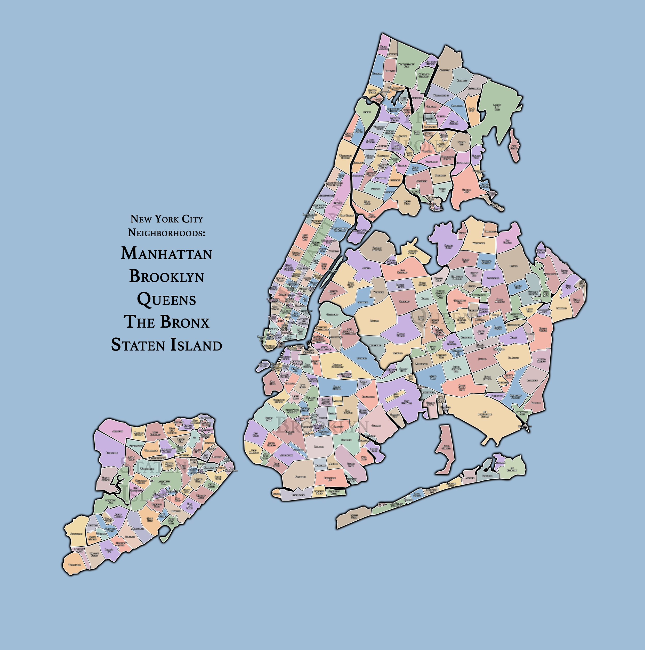 Nassau County neighborhood map — We Pipe LLC service area